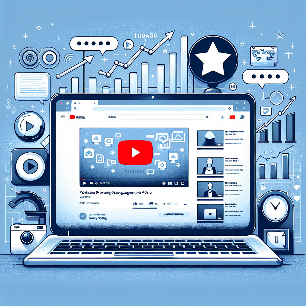 לוגו יוטיוב, אייקון לייקים, וגרף גדילה שמסמל קידום והעלאת מעורבות בערוץ יוטיוב, מתאים לנושא קניית לייקים וקידום זמרים ביוטיוב