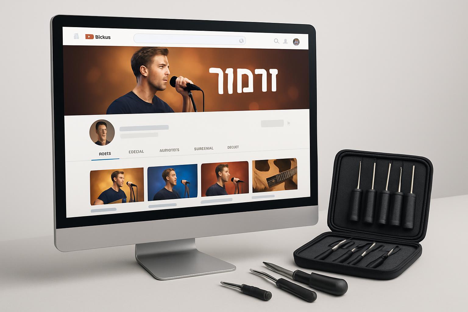 קידום זמרים ביוטיוב: תוכנית השקה לשיר חדש ב־7 שלבים 1 ערוץ יוטיוב של זמר עם תמונות ממוזערות ותכנים מסודרים לקראת השקת שיר